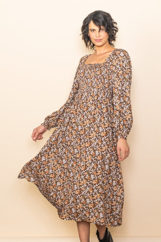 Blümchen Midikleid "Daniella"