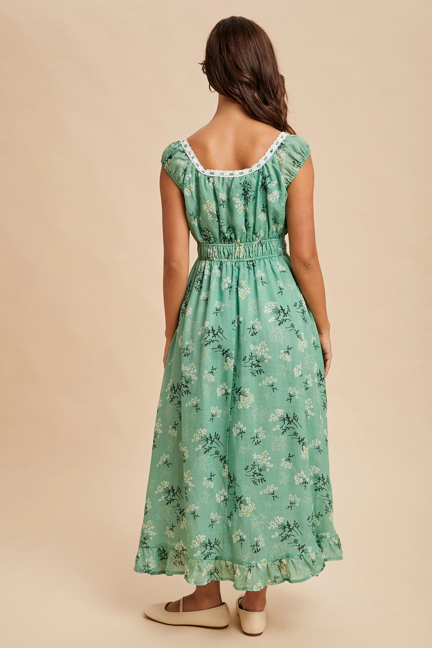 Blümchen Maxikleid "Matilda"