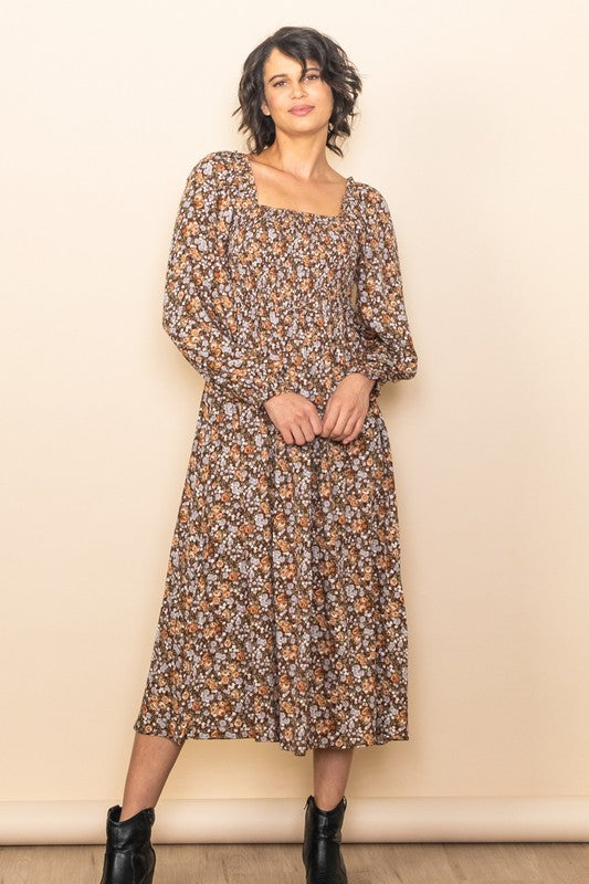 Blümchen Midikleid "Daniella"