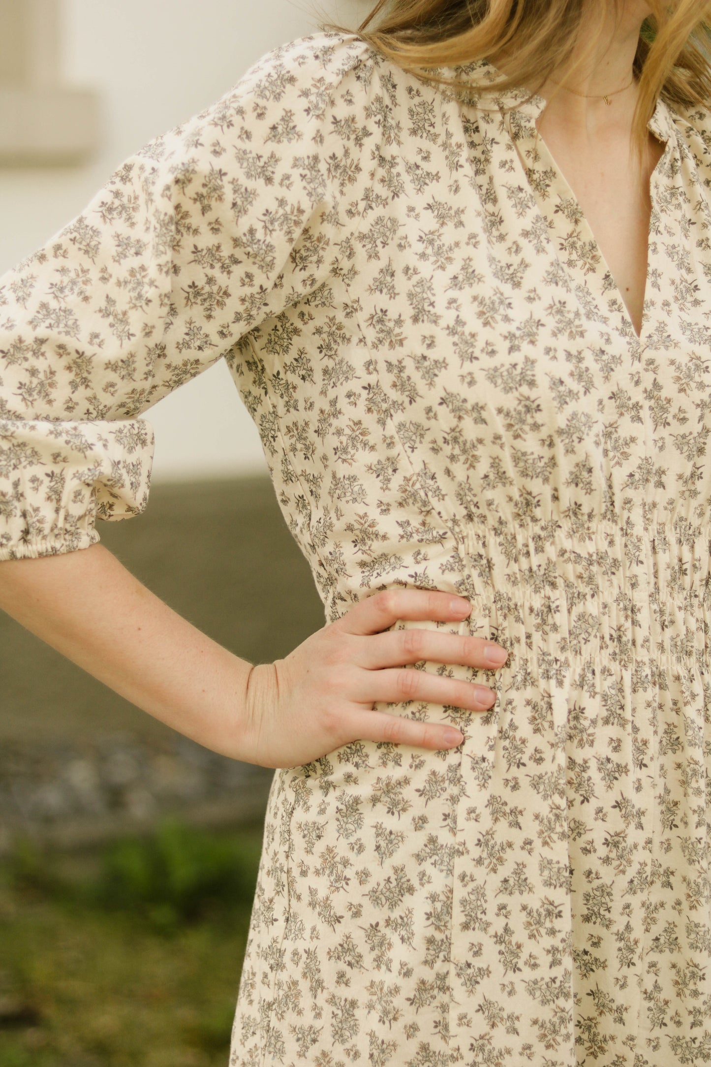 Midikleid mit Blümchenmuster "Leonie"