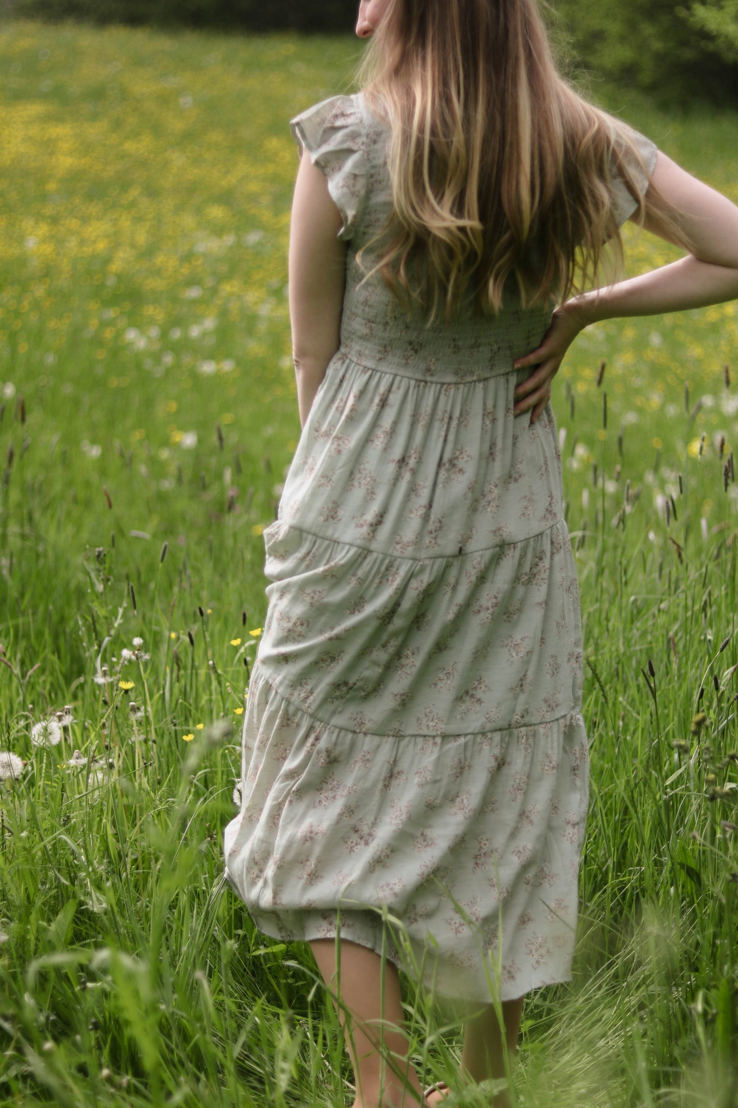 Midikleid mit Blümchen "Emma"