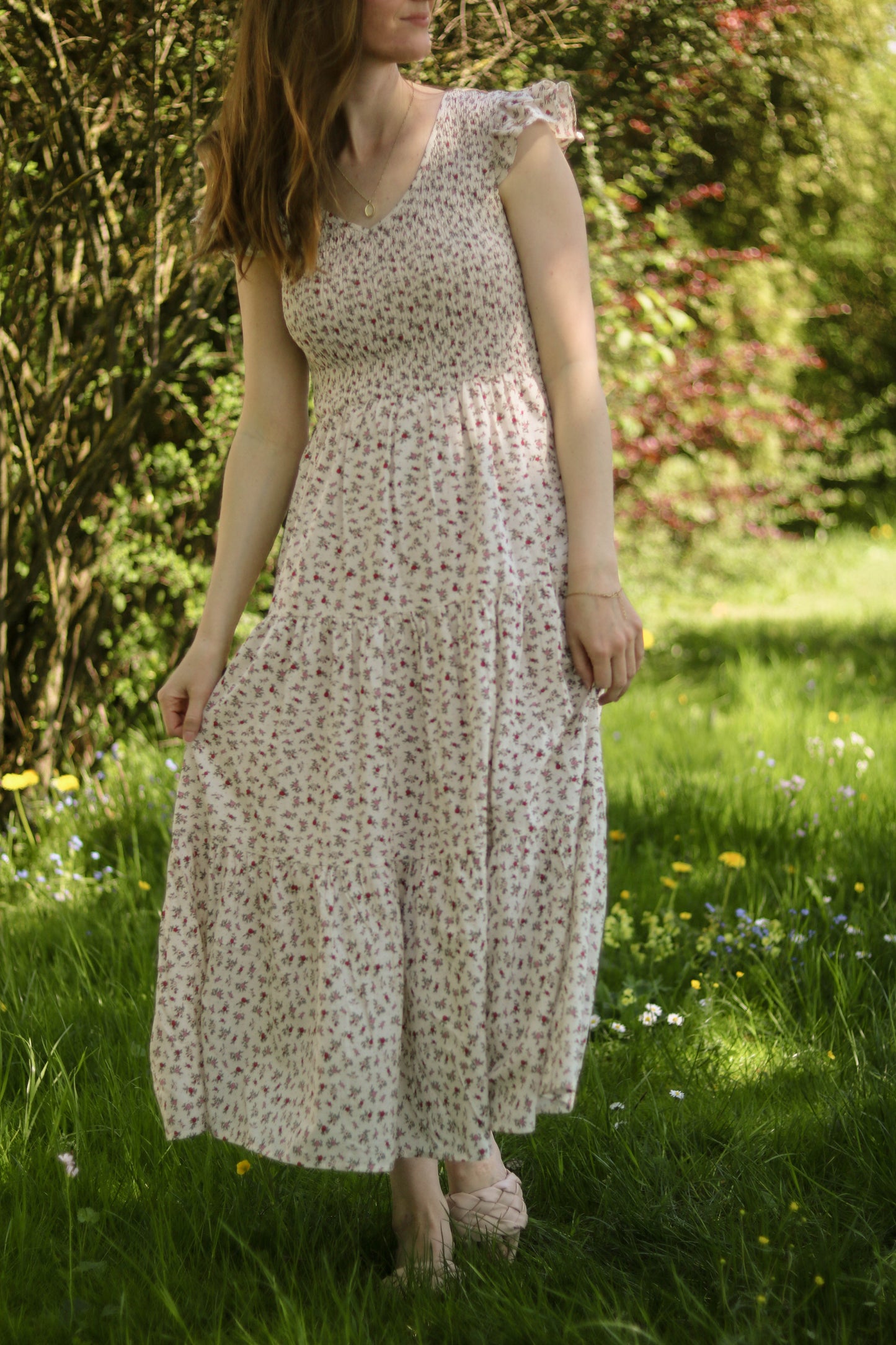 Blümchen Midikleid "Abby"