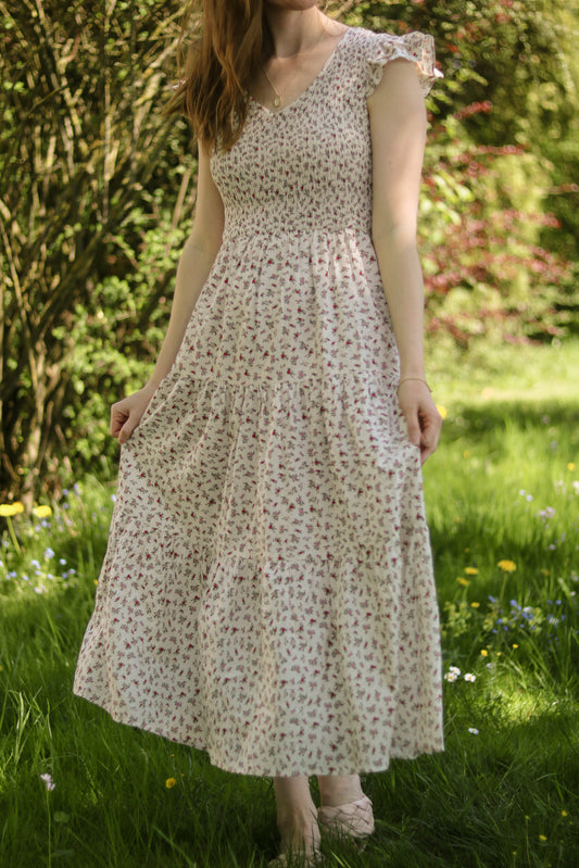 Blümchen Midikleid "Abby"