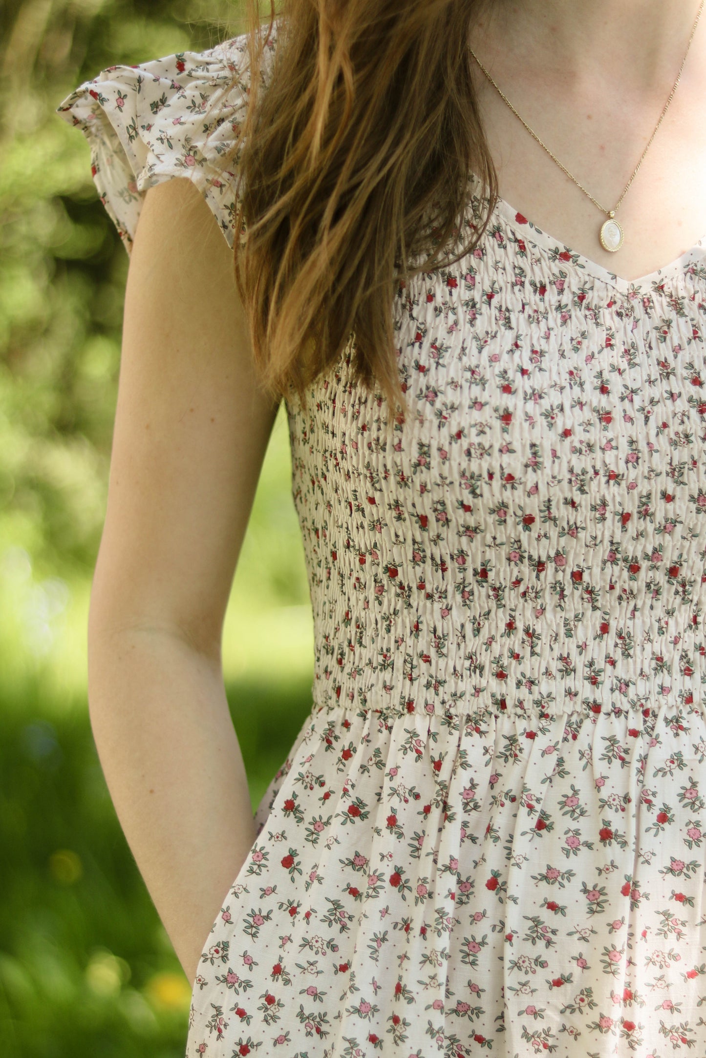 Blümchen Midikleid "Abby"