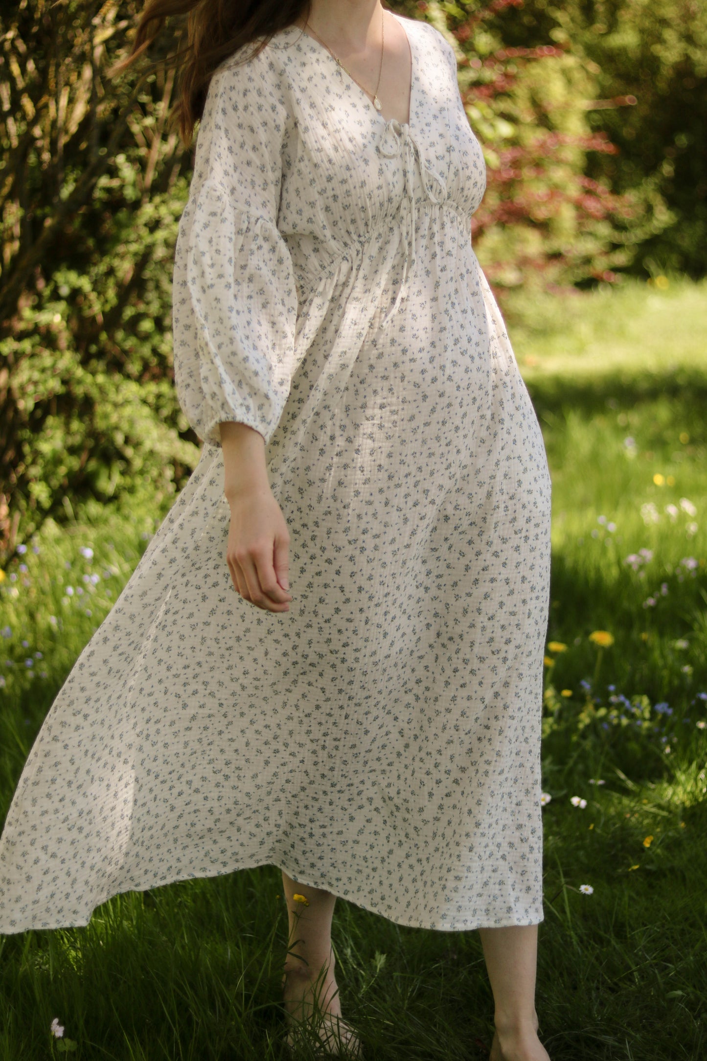 Blümchen Midikleid "Quinn"