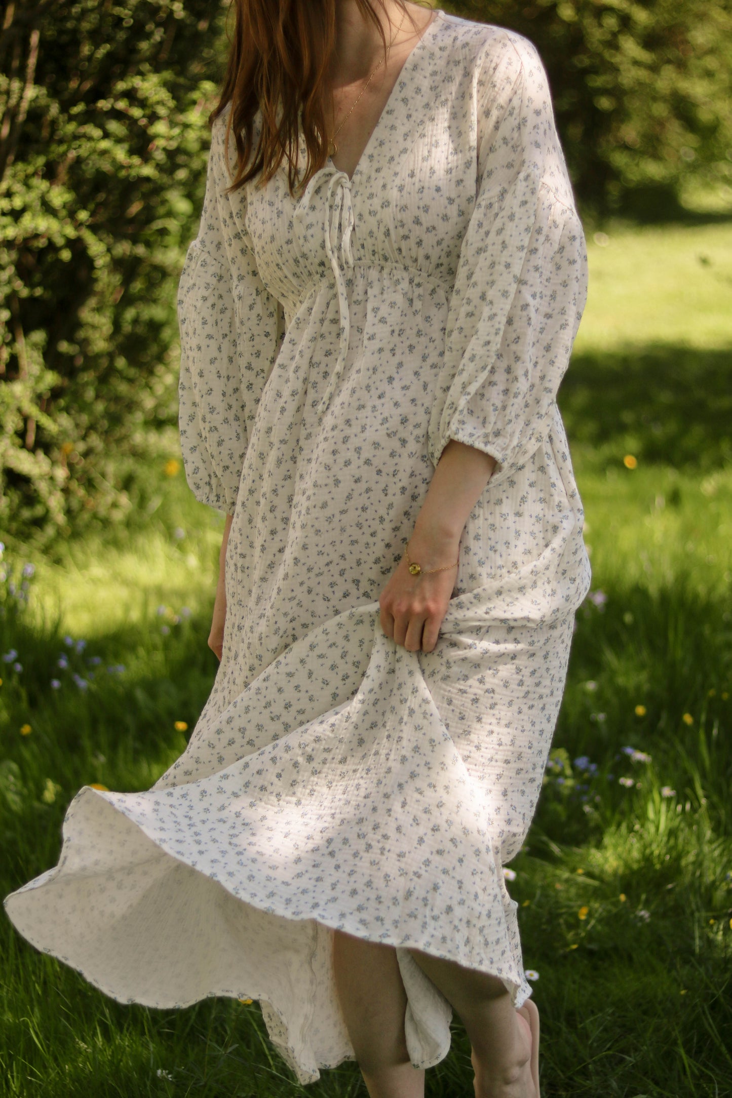 Blümchen Midikleid "Quinn"