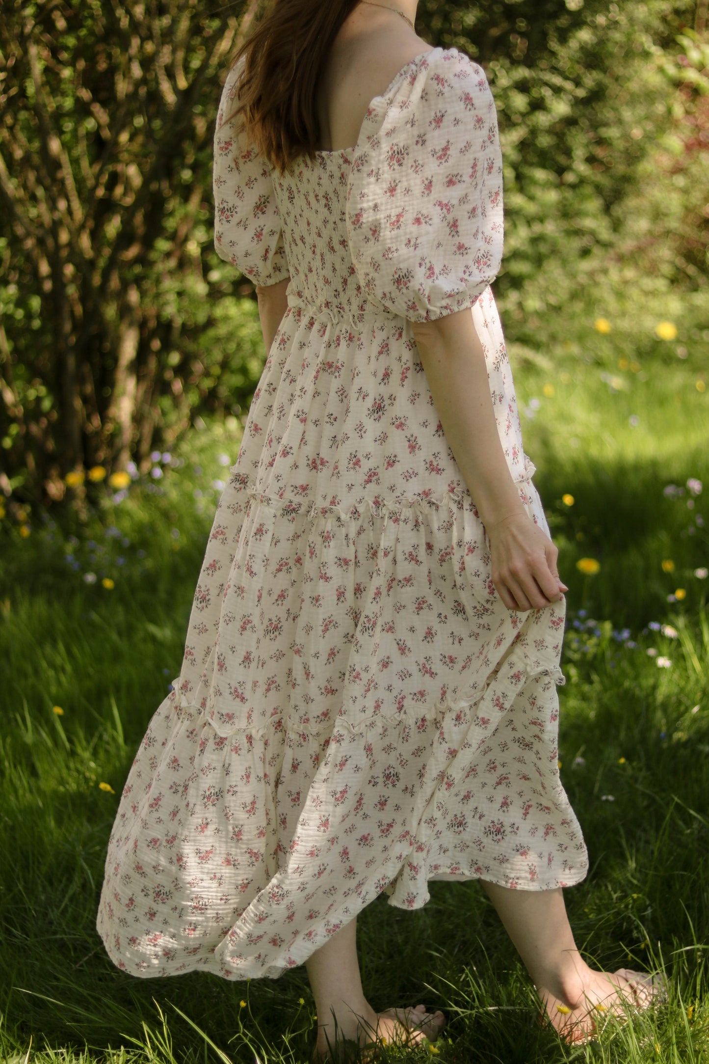 Blümchen Midikleid "Hattie"