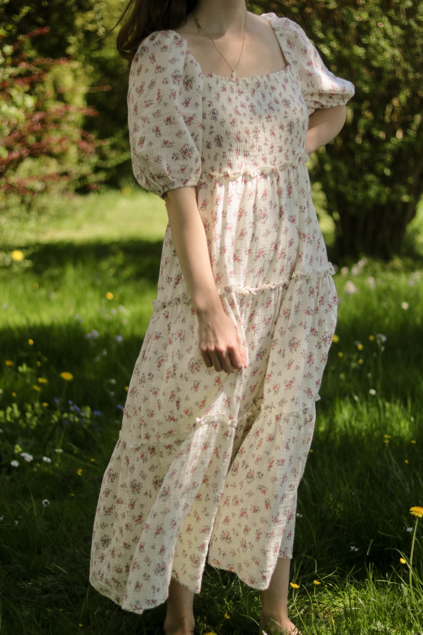 Blümchen Midikleid "Hattie"