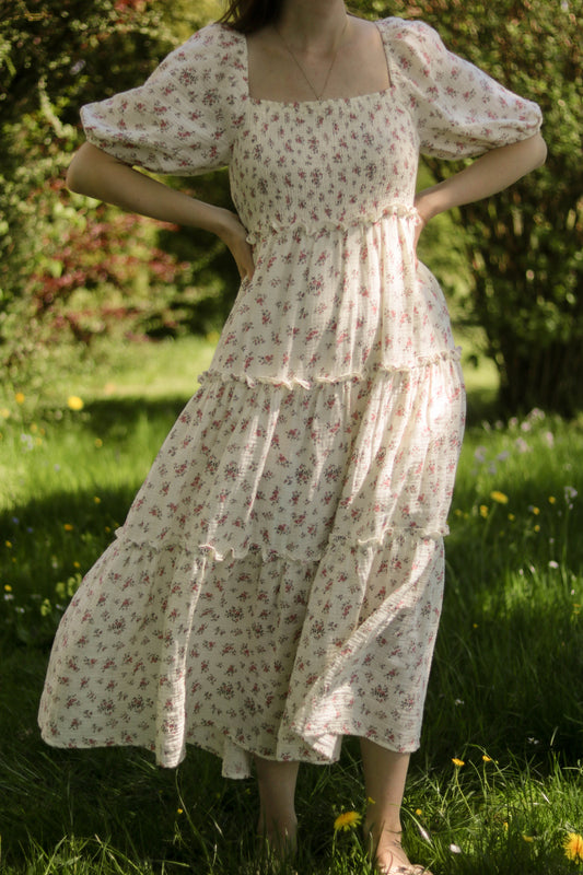 Blümchen Midikleid "Hattie"