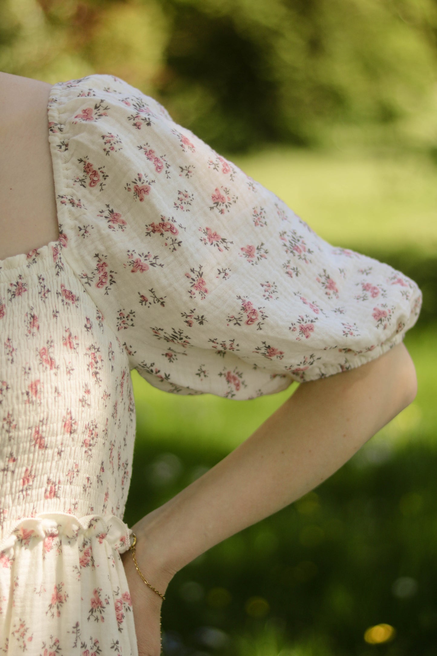 Blümchen Midikleid "Hattie"