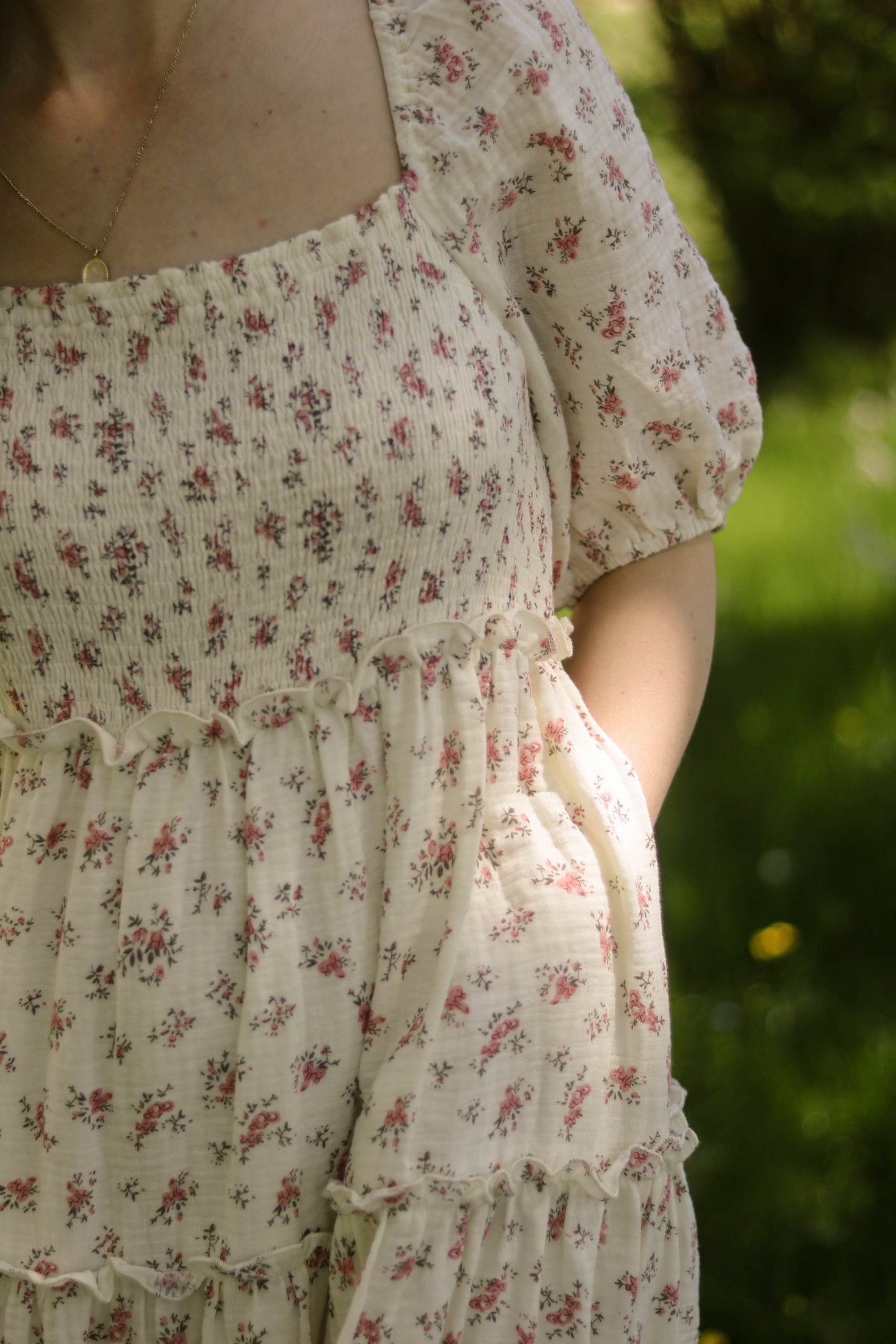 Blümchen Midikleid "Hattie"