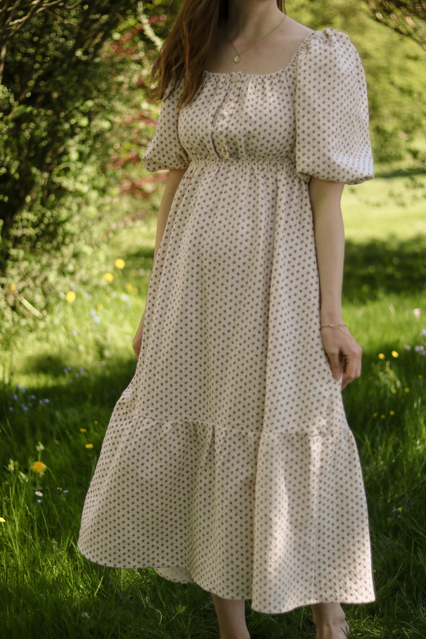 Blümchen Midikleid "Eloise"