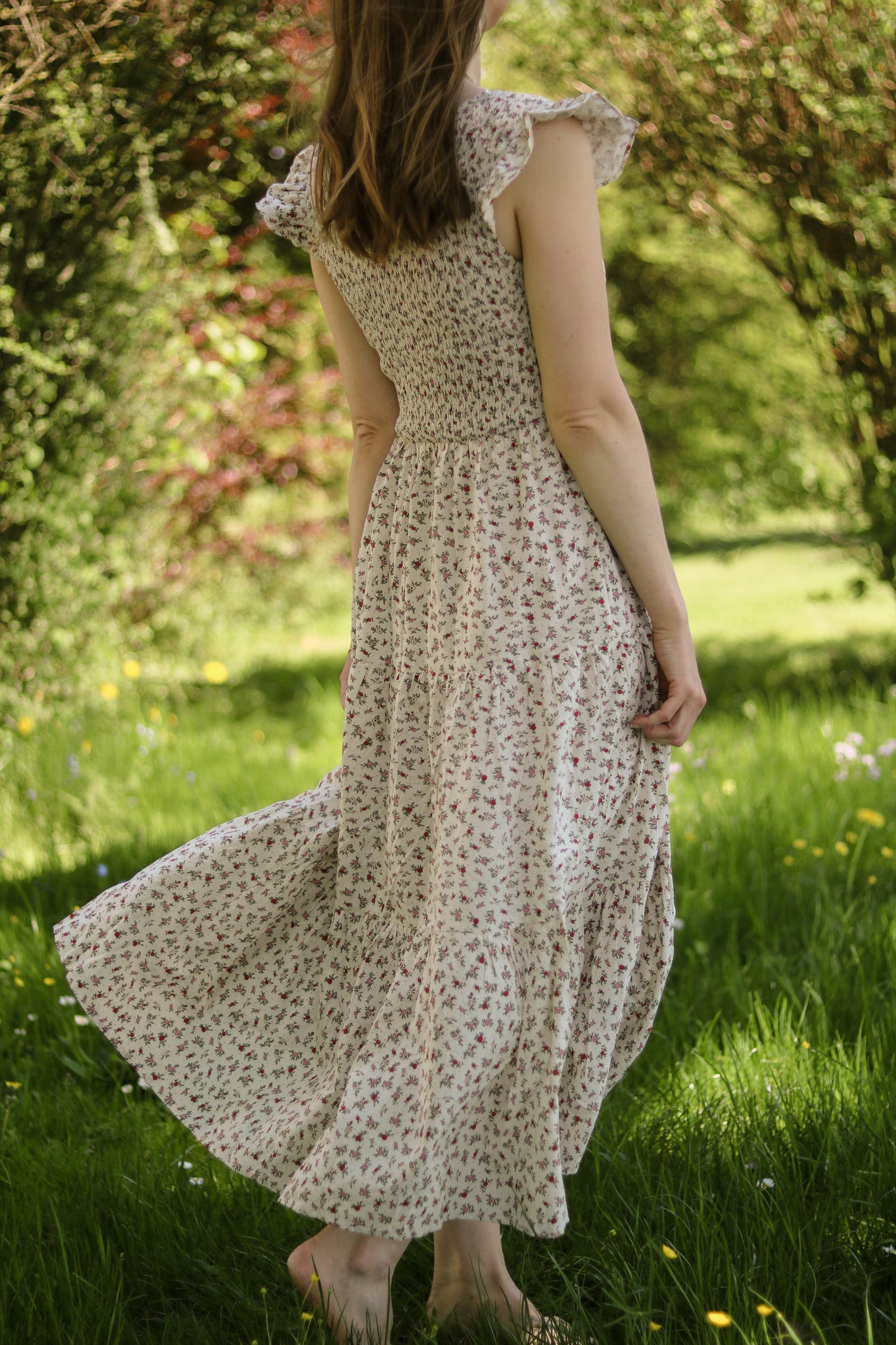 Blümchen Midikleid "Abby"