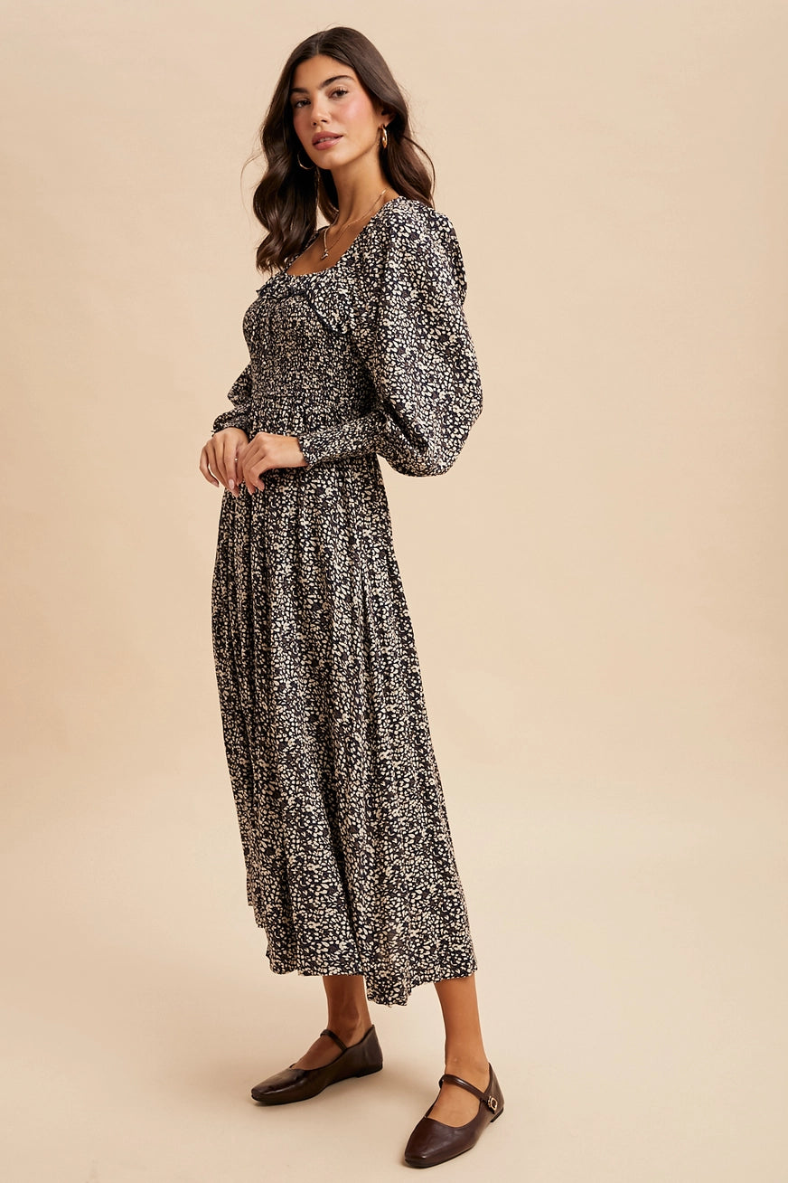 Blümchen Midikleid "Beth"