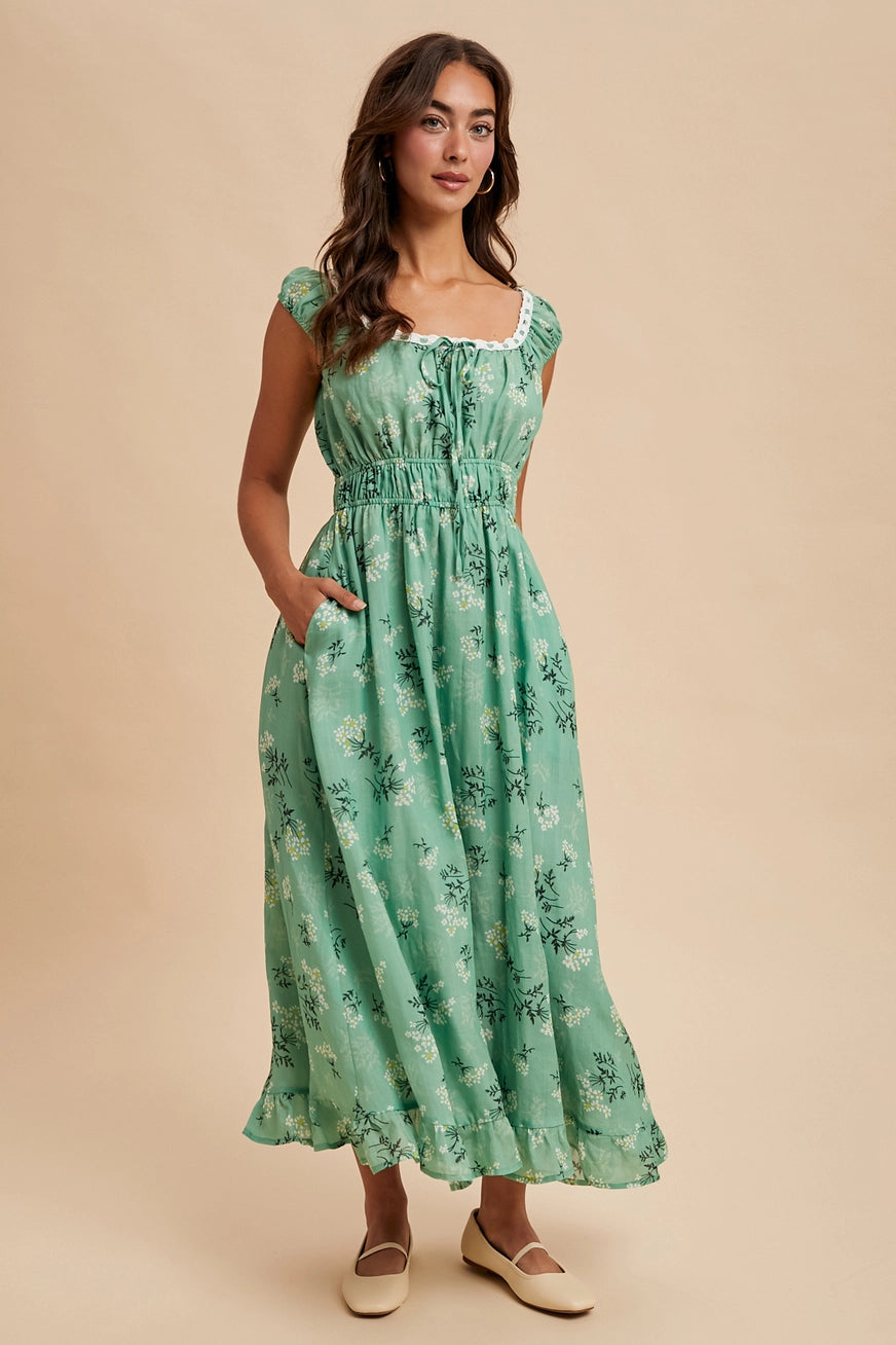 Blümchen Maxikleid "Matilda"