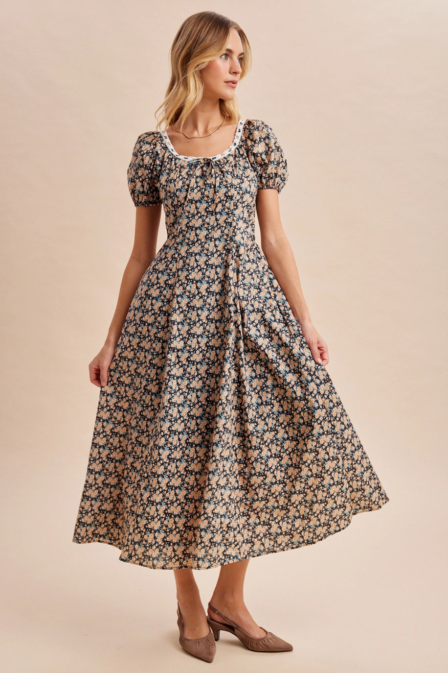 Blümchen Midikleid "Robin"