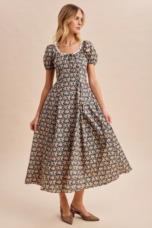 Blümchen Midikleid "Robin"