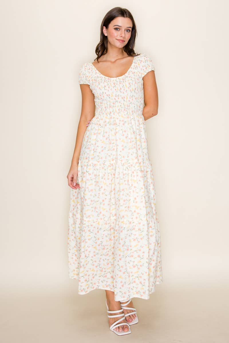 Blümchen Midikleid "Jasmine"