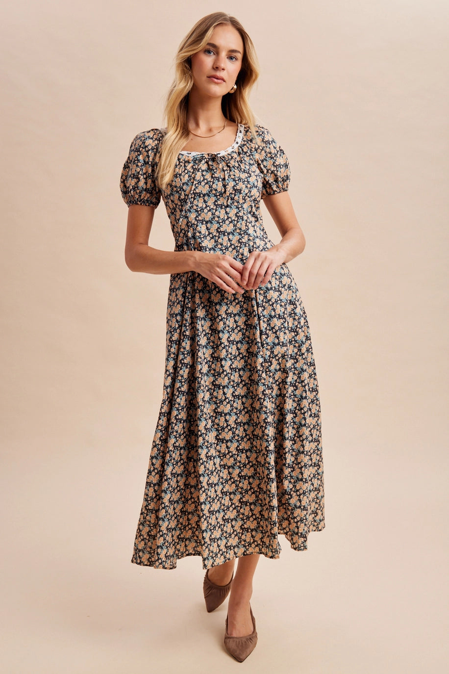 Blümchen Midikleid "Robin"