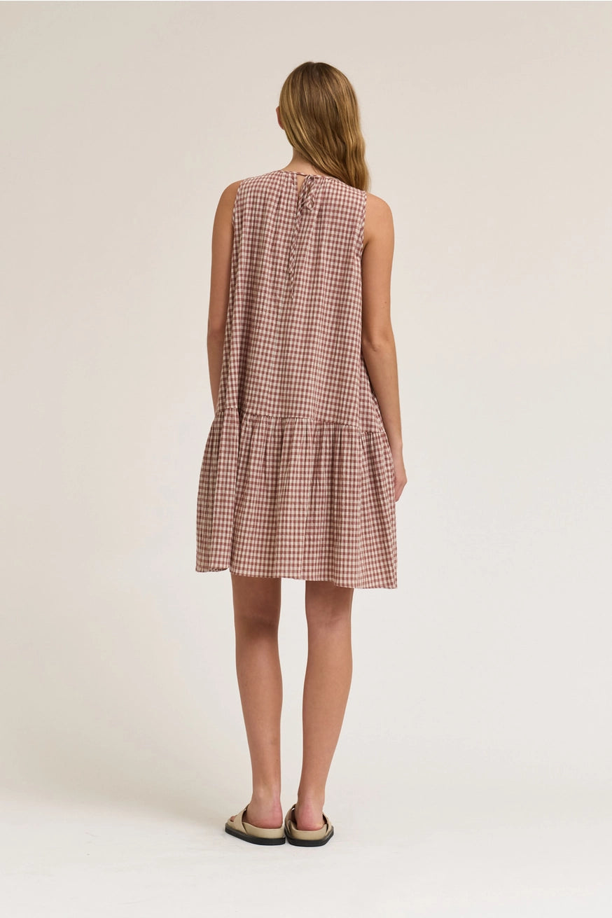 Kurzes Kariertes Kleid "Nina"