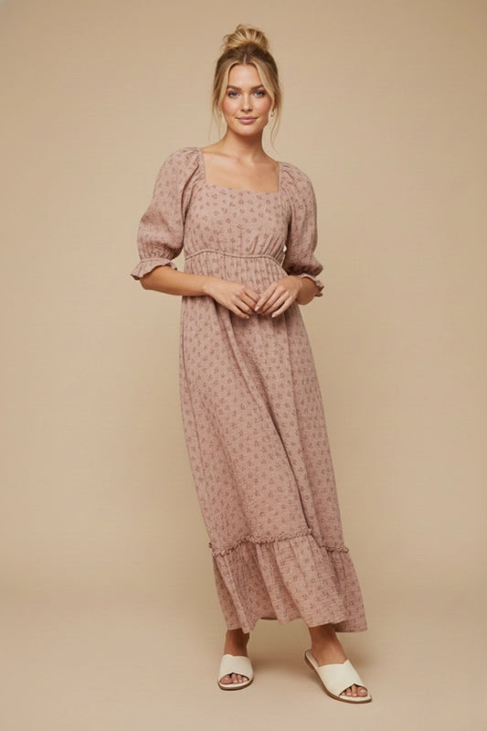 Blümchen Maxikleid "Katherine"