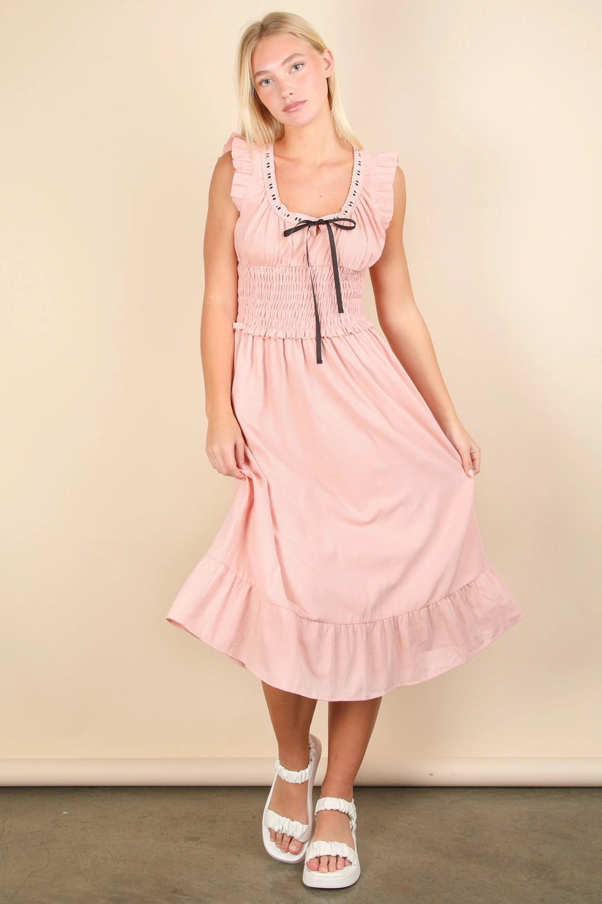 Midikleid "Daphne" Rosa