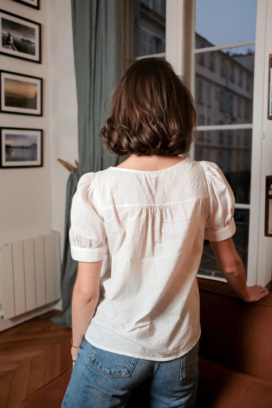 Weisse Bluse "Naomi"