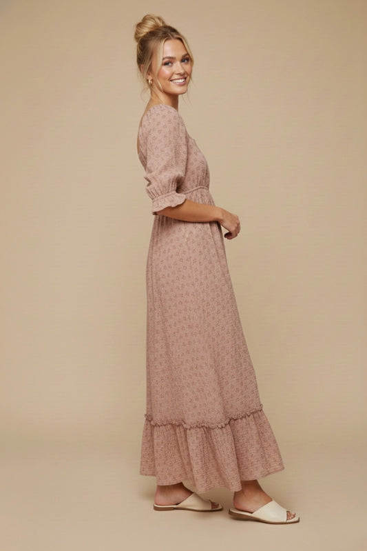 Blümchen Maxikleid "Katherine"