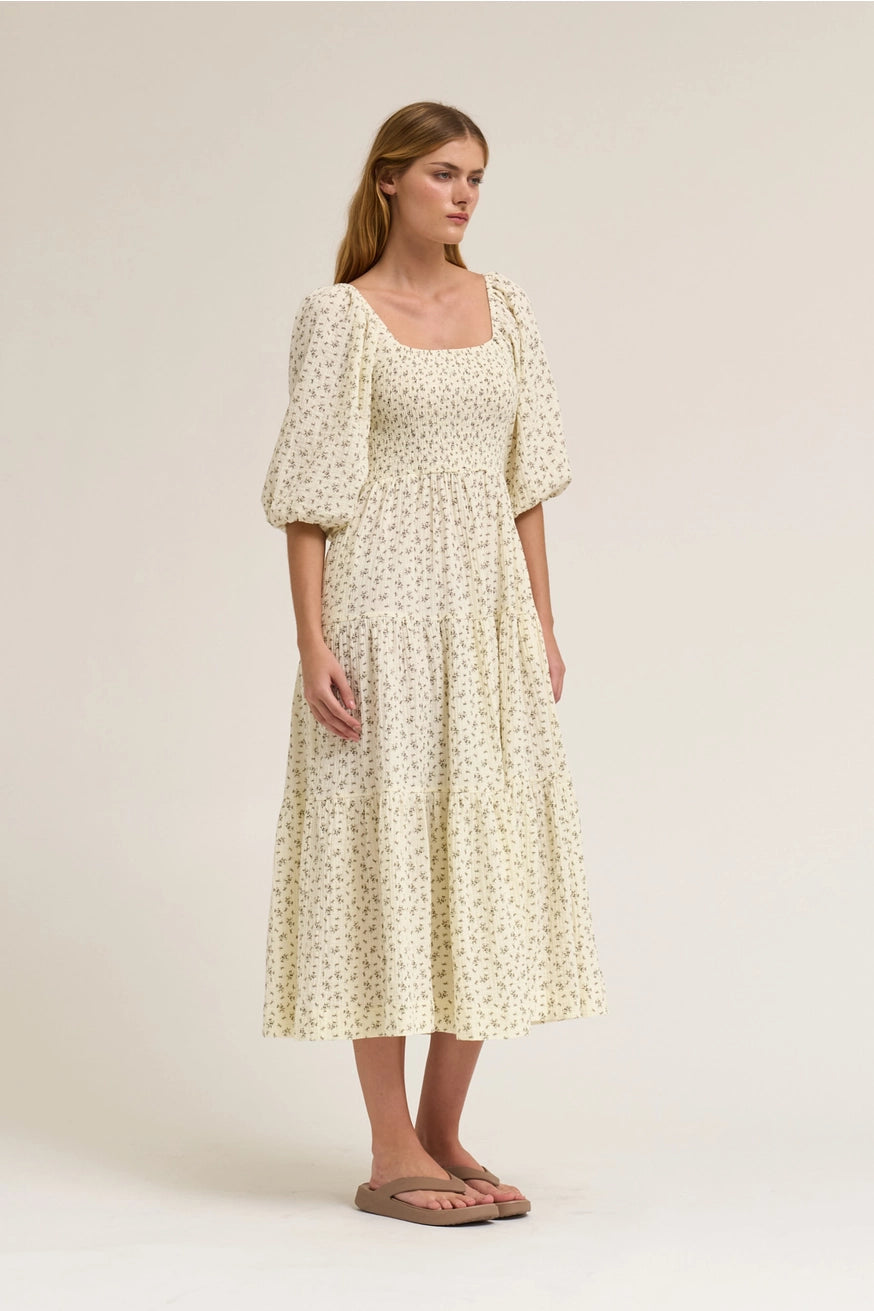 Blümchen Midikleid "Kinley"