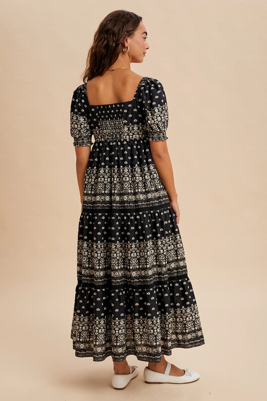 Blümchen Midikleid "Tiara"