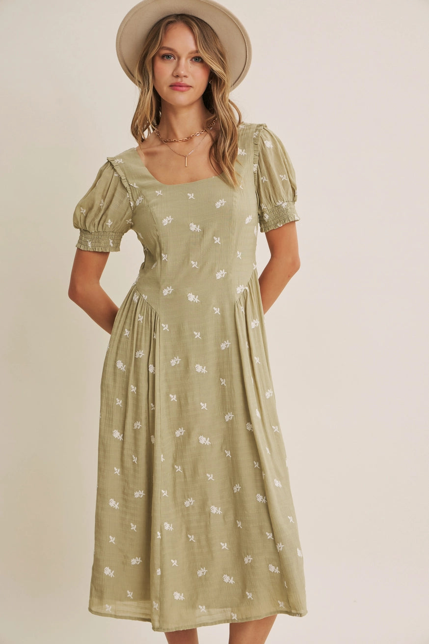 Blumen Midikleid "Lola"