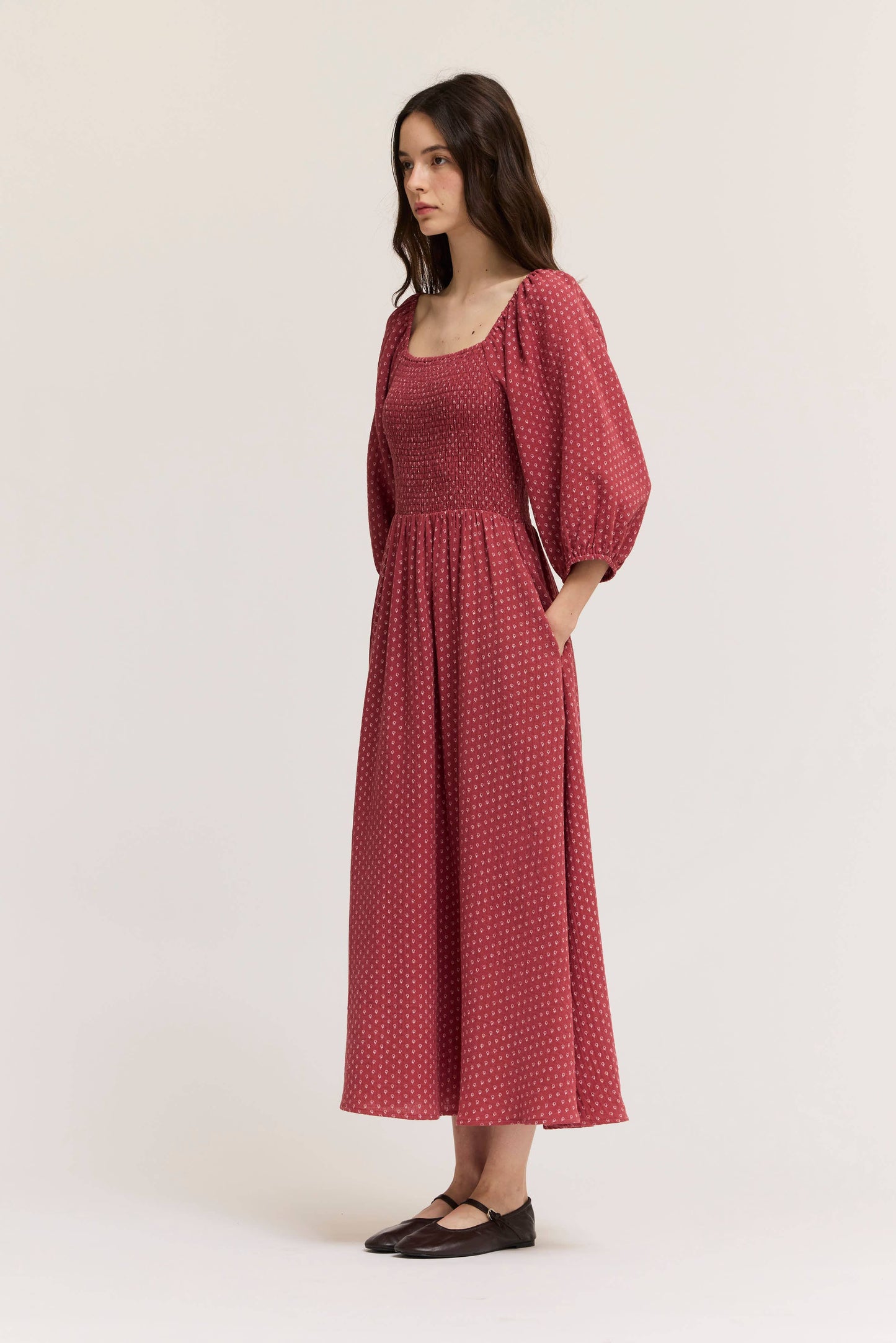 Blümchen Midikleid "Ruby"